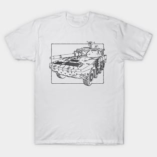 Type 16 Maneuver Combat Vehicle MCV Tank T-Shirt